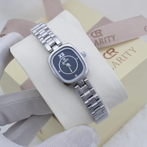 ساعة رجالية من الستيل مربع تصميم الكارتير ارقام عر...