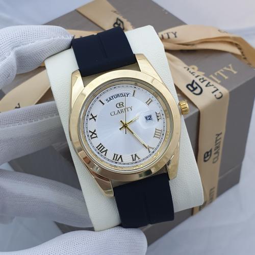 ساعة رجالية ماركة كليرتي بتصميم الرولكس سير ربل رم...