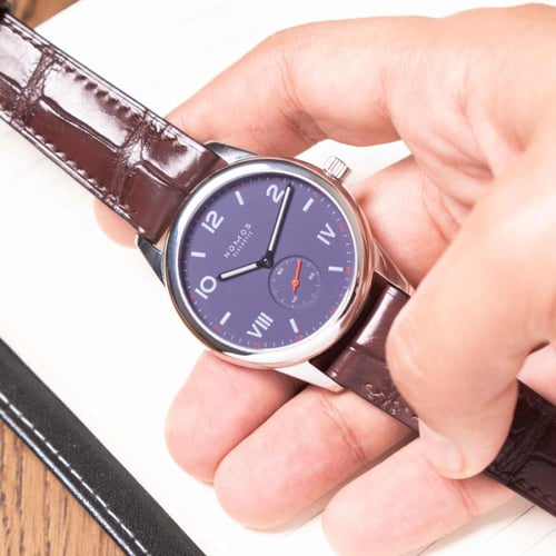 ستراب جلد التمساح | بني داكن