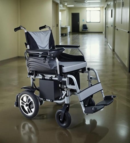 كرسي كهربائي اقتصادي 2 موتور قوي و 2 بطارية