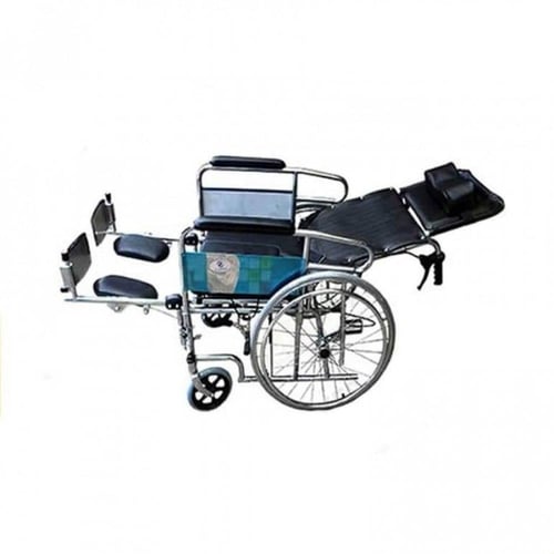 كرسي متحرك مع حمام قابل للتعديل كسرير