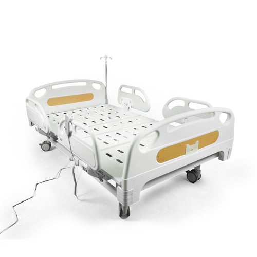 سرير طبي كهربائي 4 حركة جوانب فايبر عرض 120 سم