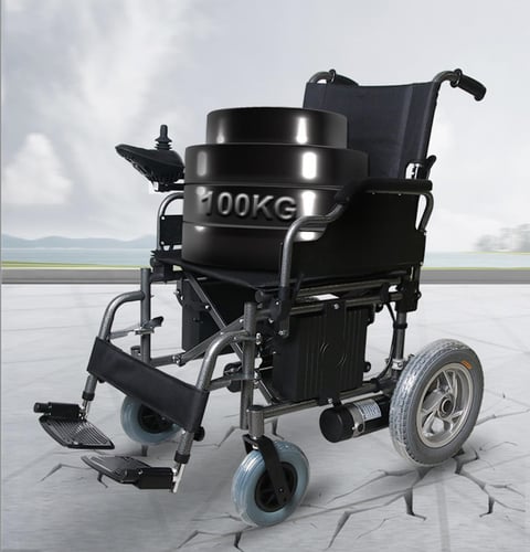 كرسي كهربائي قابل للطي عالي التحمل مقاس 45 سم