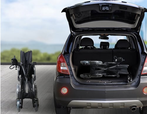 كرسي كهربائي قابل للطي عالي التحمل مقاس 45 سم