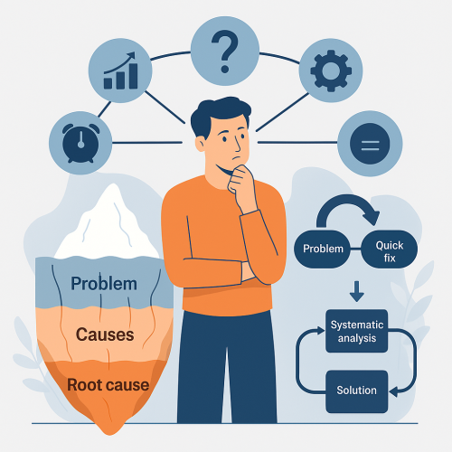 الحل المنظومي للمشكلات المعقدة باستخدام RCA و SSX...