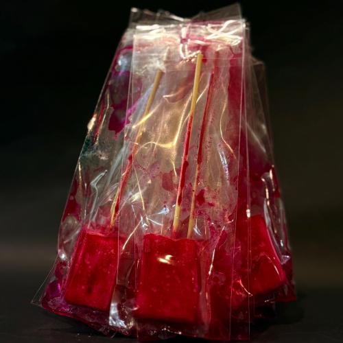 مارشملو حامض حلو احمر اعواد