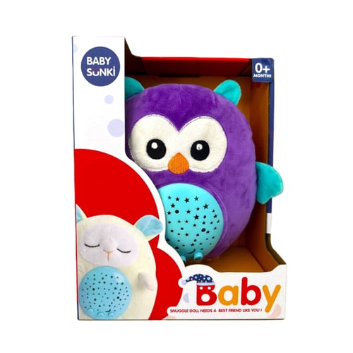 بيبي سنكي - دمية البومة مع الإضاءة والموسيقى الهاد...