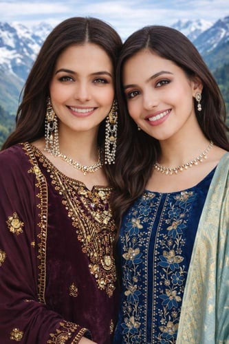 لبس بنجابي انيق بدرجتين فاخره