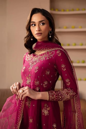 جاذبية الأحمر المشرق