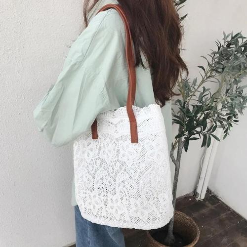 A women's bag made of lace