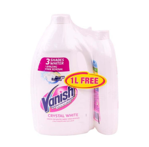 فانيش سائل مزيل البقع للملابس البيضاء 3لتر+1لتر مج...