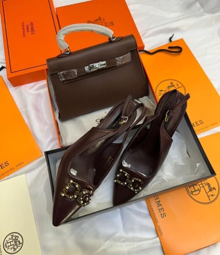 طقم شنطه وكعب نسائي