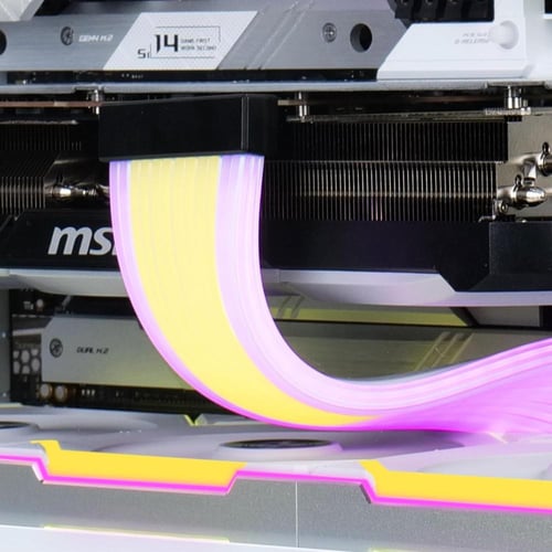 كابل من ليان لي نوع تمديد PCIe GPU متوافق مع بطاقا...