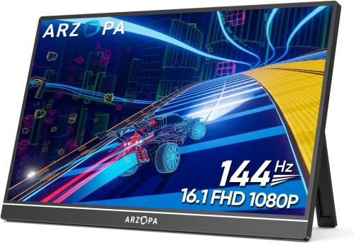 شاشة ارزوبا المحمولة -ARZOPA 16.1'' 144Hz FHD