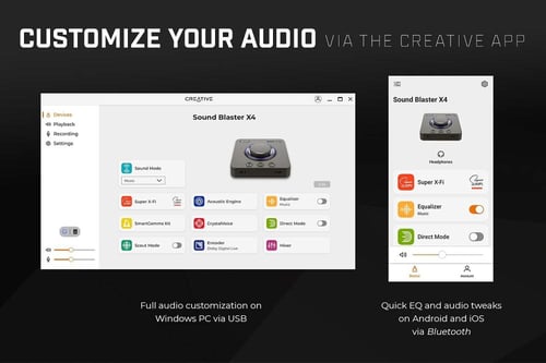 جهاز بلاستر اكس 4 بصوت مبتكر ومنفذ USB ومحمول رقمي...