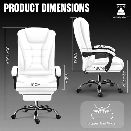 كرسي عصري من بنتيفار للمكتب والألعاب مع مسند للقدم...