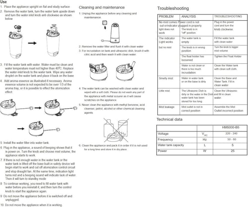 مرطب الهواء بالموجات فوق الصوتية من بلاك+ديكر، 25...