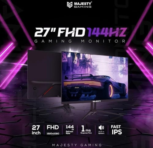 Majesty 27" FHD 1920x1080 Gaming Monitor | IPS | 1...