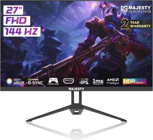 Majesty 27" FHD 1920x1080 Gaming Monitor | IPS | 1...