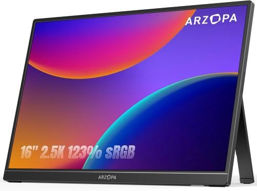 شاشة ارزوبا المحمولة 16 inch من ارزوبا 2560×1600 Q...