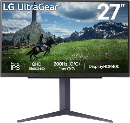شاشة العاب الترا جير QHD من LG نانو IPS مقاس 27 بو...