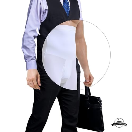 شورت مشد رجالي ابيض للفخذ والبطن