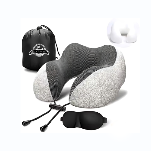 وسادة فوم دعم الرقبة أثناء السفر