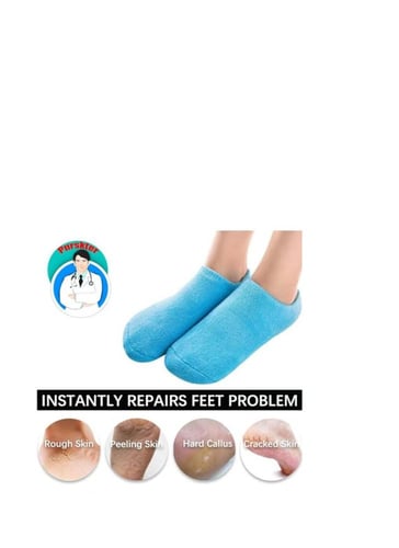 جوارب العناية بالقدمين بالجل