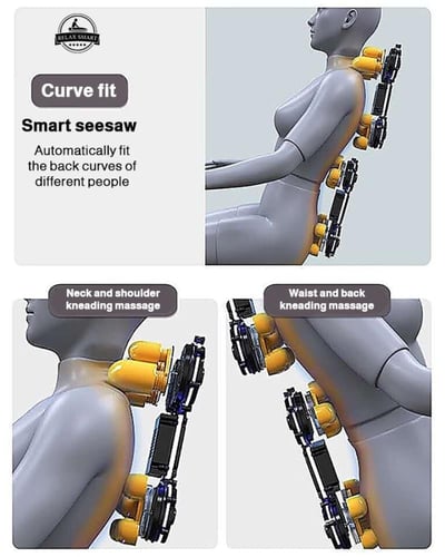 كرسي مساج وتدليك أوركا برونز كامل الجسم احترافي