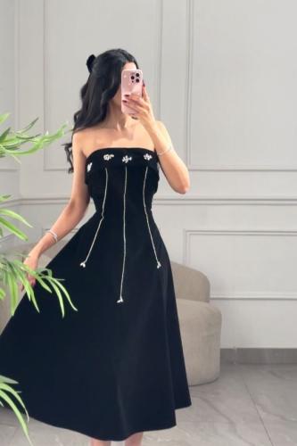 فستان جوخ توب اكسسوار