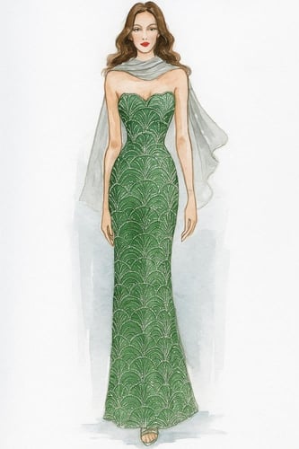 فستان نسرين