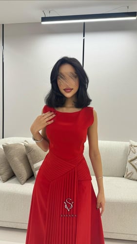 فستان ناعم كم