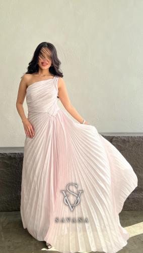 فستان كسرات كرنكل