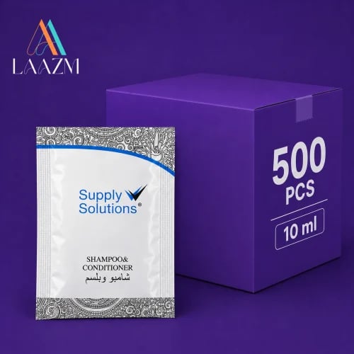 شامبو فندقي أكياس 10 مل – كرتون 500 كيس | استخدام...