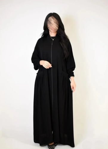 عباية سحاب جيب