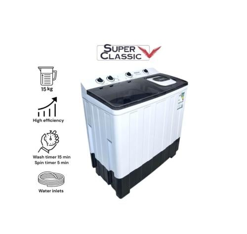 غسالة حوضين سوبر كلاسيك 15 كيلو -Super Classic SPWM 150-KG