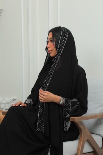 عباية قماش ياباني-عين