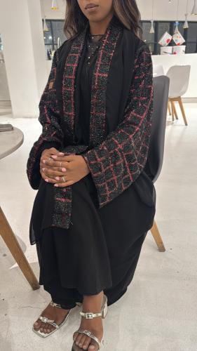 عباية تطريز يدوي-فدك