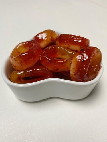 تشموي كاندي حلقات الخوخ