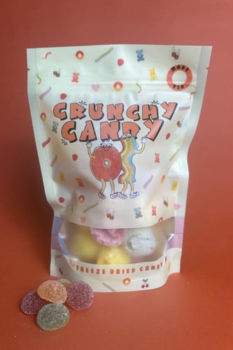 جلي الكرات الملونة مجفف بالتجميد