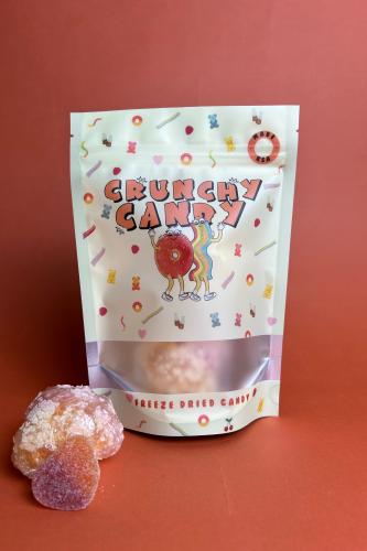 جلي قلوب الخوخ المجفف بالتجميد