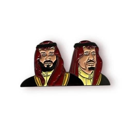 ستكر حديد الملك سلمان و الأمير محمد بن سلمان