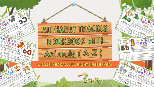 Trace & Learn: A to Z Animals-أتعلم الحروف مع الحي...