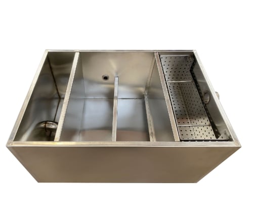 مصيدة زيت ستانلس ستيل مقاس 40*30*25سم للمطاعم والب...