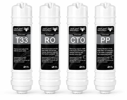 Water dispenser filter set suitable for many refri...