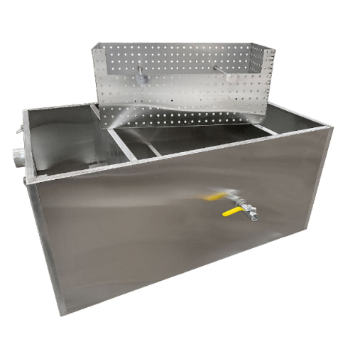 مصيدة زيت ستانلس ستيل مقاس 40*30*25سم للمطاعم والب...