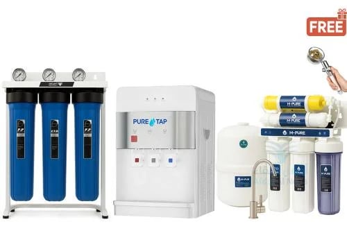 7-stage water filter with sediment filter and triple jumbo filter for the tank - comprehensive purification package