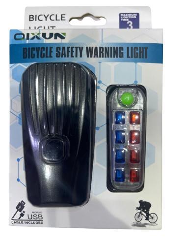 ضوء سلامة طقم الخلفي وامامي للدراجة