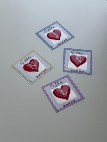 Heart with a letter