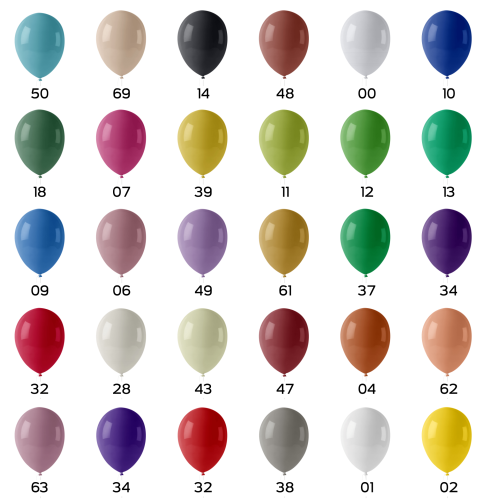 100 - 200 كيس بالون مخصص حسب الطباعة عدد 50 حبة